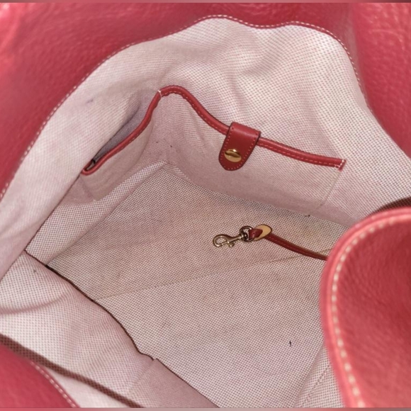 Dooney & Bourke large red tote - Picture 12 of 15